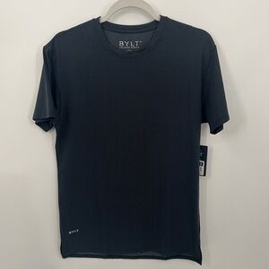BYLT Pulse short sleeve split hem shirt